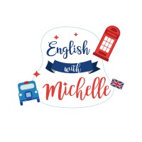 English with Michelle logo, English with Michelle contact details