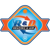 R & D Heating and Air logo, R & D Heating and Air contact details