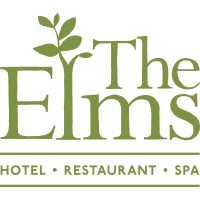 The Elms logo, The Elms contact details