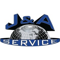 J & A Service logo, J & A Service contact details