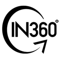 IN360 logo, IN360 contact details