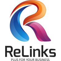 Relinks logo, Relinks contact details