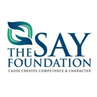 The SAY Foundation logo, The SAY Foundation contact details