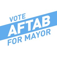 Aftab Pureval for Mayor logo, Aftab Pureval for Mayor contact details