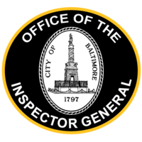 Baltimore City Office of the Inspector General logo, Baltimore City Office of the Inspector General contact details