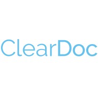 ClearDoc logo, ClearDoc contact details