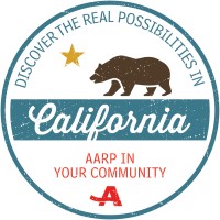 AARP California logo, AARP California contact details