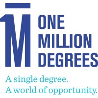 One Million Degrees logo, One Million Degrees contact details