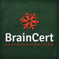 BrainCert logo, BrainCert contact details