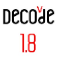 Decode 1.8 logo, Decode 1.8 contact details