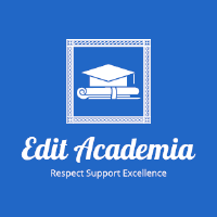 Edit Academia logo, Edit Academia contact details