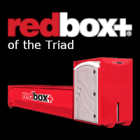 redbox+ of the Triad logo, redbox+ of the Triad contact details