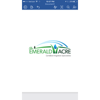 The Emerald Acre logo, The Emerald Acre contact details