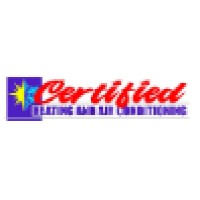 Certified Heating and Air logo, Certified Heating and Air contact details