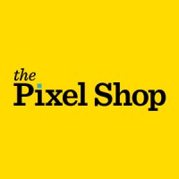 The Pixel Shop logo, The Pixel Shop contact details