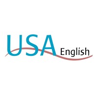 USA English logo, USA English contact details