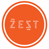 The Zest Zone logo, The Zest Zone contact details