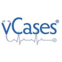 vCases logo, vCases contact details