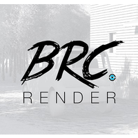 BRC Render logo, BRC Render contact details