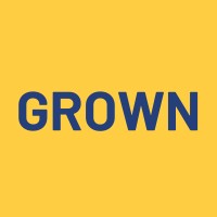 GROWN logo, GROWN contact details