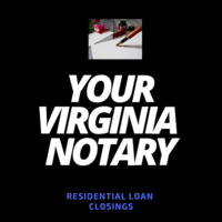 Your Virginia Notary logo, Your Virginia Notary contact details