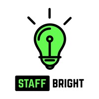 StaffBright logo, StaffBright contact details