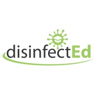 The DisinfectEd logo, The DisinfectEd contact details