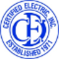 Certified Electric, Inc. logo, Certified Electric, Inc. contact details