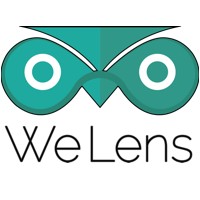 WeLens logo, WeLens contact details