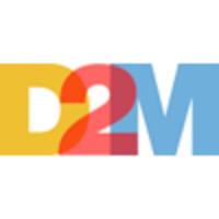 D2M logo, D2M contact details