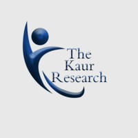 The Kaur Research logo, The Kaur Research contact details