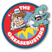 GreaseBusters logo, GreaseBusters contact details