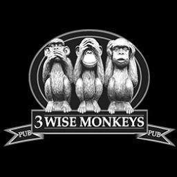 3 WISE MONKEYS PUB logo, 3 WISE MONKEYS PUB contact details