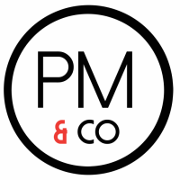 PM&CO logo, PM&CO contact details