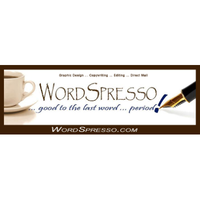 WordSpresso logo, WordSpresso contact details