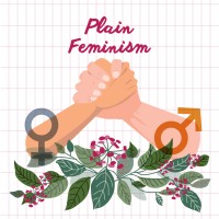 Plain Feminism logo, Plain Feminism contact details