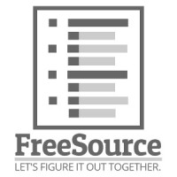 FreeSource logo, FreeSource contact details