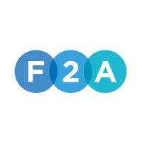 F2A logo, F2A contact details