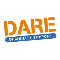 DARE Disability Support logo, DARE Disability Support contact details