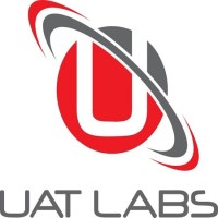 UAT LABS logo, UAT LABS contact details