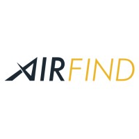 AirFind logo, AirFind contact details