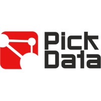 PickData logo, PickData contact details