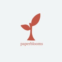 Paperblooms logo, Paperblooms contact details