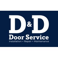 D&D Door Service logo, D&D Door Service contact details