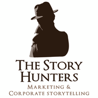 The Story Hunters logo, The Story Hunters contact details