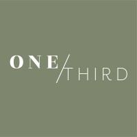 One/Third logo, One/Third contact details