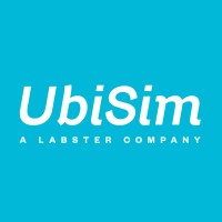 UbiSim logo, UbiSim contact details