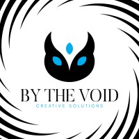 BY THE VOID logo, BY THE VOID contact details