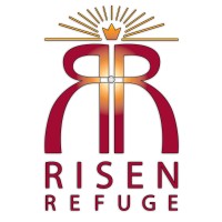 The Risen Refuge logo, The Risen Refuge contact details