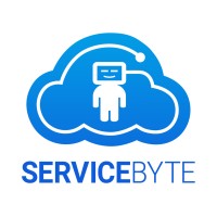 ServiceByte logo, ServiceByte contact details